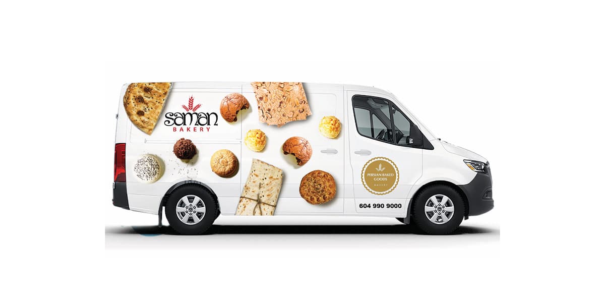 Saman Bakery website design